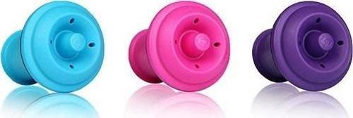 8850606 Vakum Şarap Tıpası Pembe/Mavi/Mor 3 parça Kutulu