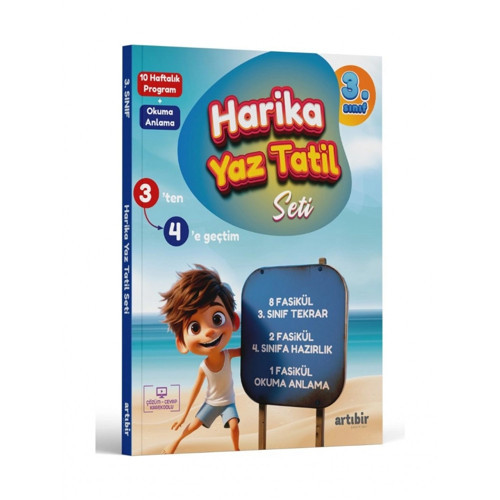 Artıbir Yayınları 3. Sınıf 3'den 4'e Geçtim Harika Yaz Tatil Seti