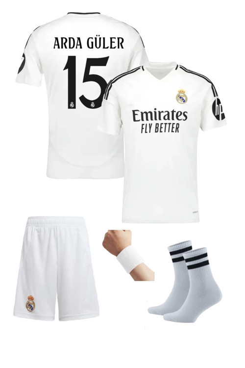 Andream Real Madrid' 2017/2018 A.'Güler Futbol Çocuk Forması Yeni Sezon 4'Lü Set
