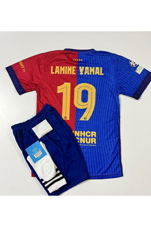 F.C B.A.R.C.E.L.O.N.A 2024/25 Yeni Sezon Lamine Yamal İç Saha Çocuk Forması