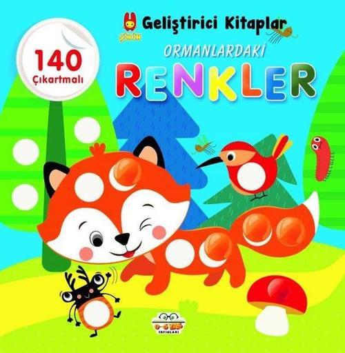 Ormanlardaki Renkler - Şirin Geliştirici Kitaplar - 140 Çıkartmalı