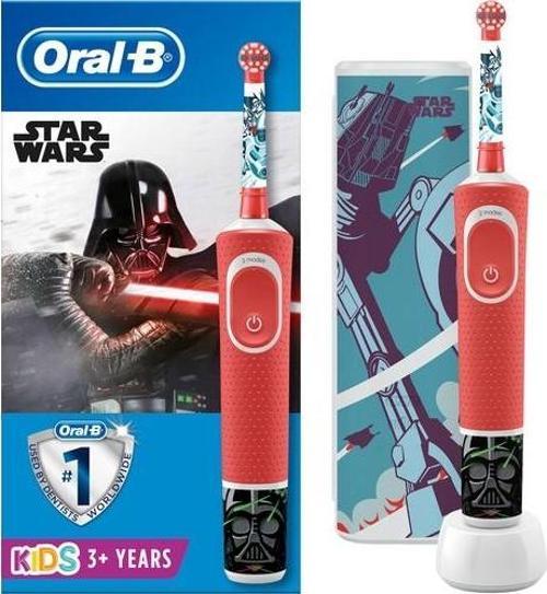 Çocuklar İçin Şarj Edilebilir Diş Fırçası D100 Vitality Star Wars Özel Seri + Seyahat Kabı
