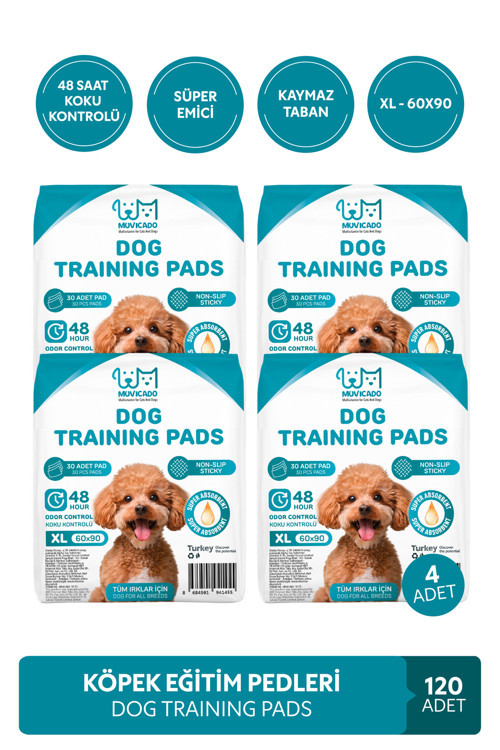 Köpek Çiş Pedi 60*90 Xxl 120 Adet Evcil Hayvan Kedi Köpek Tuvalet Eğitim Ürünü