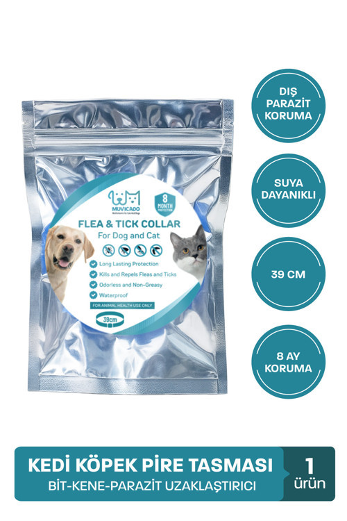 Kedi Köpek Dış Anti Parazit Pire Kene Önleyici Tasma Pire Tasması Kene Önleyici Tasma 38 Cm.
