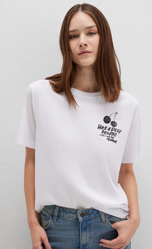 Mavi M1613484-620 Baskılı T-Shirt Kadın Tişört