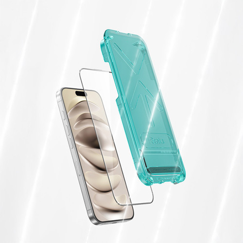 İphone 17 Pro Max Uyumlu Glass Warrior Hd 0.3Mm Cam Ekran Koruyucu Uygulama Aparatlı Şeffaf