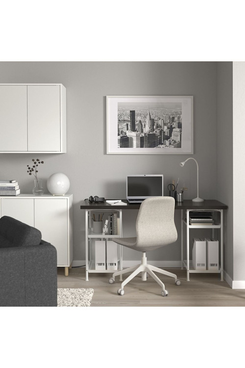 Çalışma Masası, Venge-Beyaz, 140X60 Cm