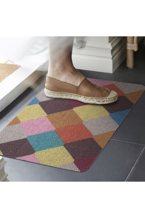 Torgplats 40X60 Cm Çok Renkli Kaymaz Kaydırmaz Tabanlı Kapı Önü Paspas