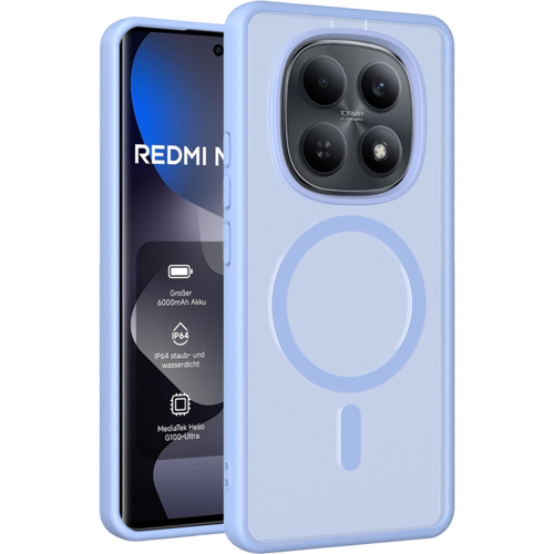 Xiaomi Redmi Note 15 Pro 4G Jota Magsafe Kapak - Açık Mavi