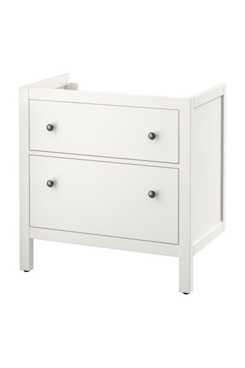 Hemnes, Lavabo Dolabı, 80X83 Cm, Beyaz