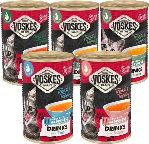 5 Çeşit Kedi Çorbası (Biftek, Somon, Tavuk, Ton, Yavru Kedi Tavuk) 135 ml x 5 Adet