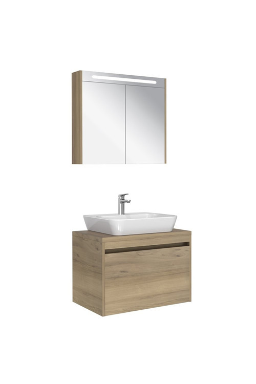 Idea 2.0 80 Cm Pasifik A Tek Çekmeceli Banyo Dolabı Takımı 610100200594