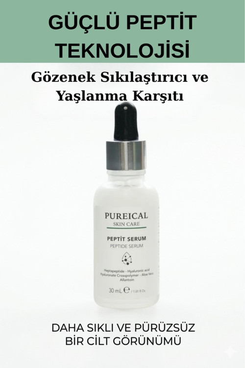Peptit Serum, Kırışıklık Karşıtı, Anti-Aging Ve Cilt Sıkılaştırıcı Serum 30 Ml