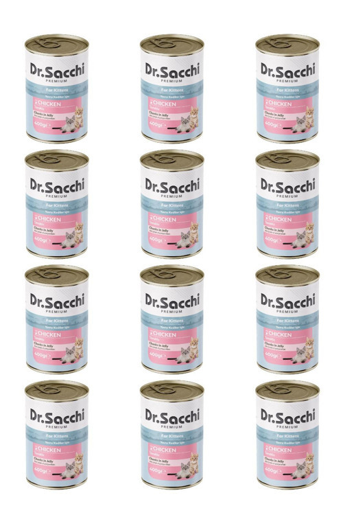 yavru kedi-tavuklu 400gr x 12 adet