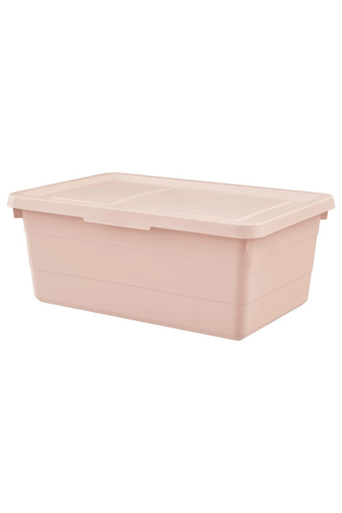 Pembe Kapaklı Saklama Kutusu Sockerbıt 38X25X15 Cm
