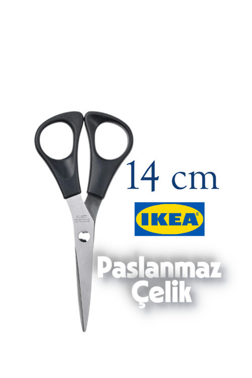 Manöga Kağıt Makası | Okul Gereçleri, Siyah, 14 Cm Paslanmaz Çelik