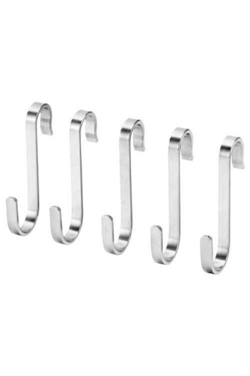 5Li Metal Kanca Kanca, Paslanmaz Çelik 6 Cm