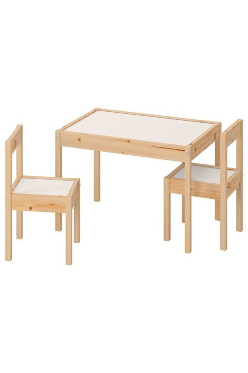 - Latt, Çocuk Masa Seti, Beyaz-Çam