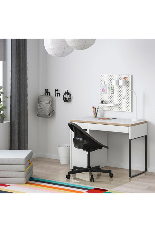 Çalışma Masası – Beyaz | 105X50 Cm | Minimalist & Şık Tasarım | Depolama Çekmeceli - Hediyeli