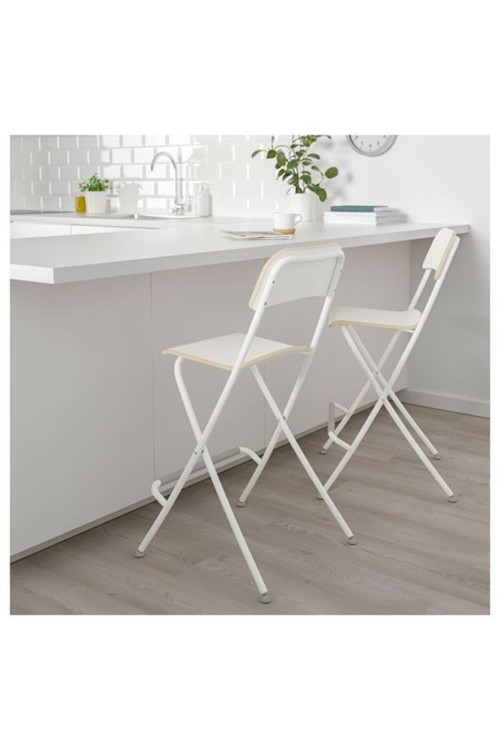 - Franklın, Bar Sandalyesi, Beyaz, 63 Cm