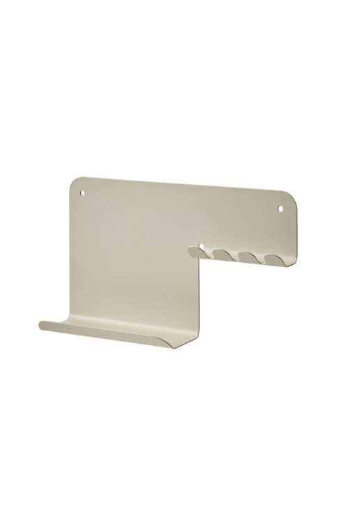 Havrekross Duvar Askısı Açık Gri Bej 23 X 13 Cm Çelik