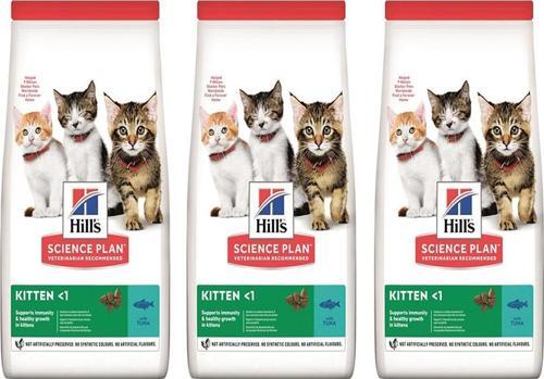 Hills Kitten Ton Balıklı Yavru Kedi Maması 1,5 Kg 3 Adet