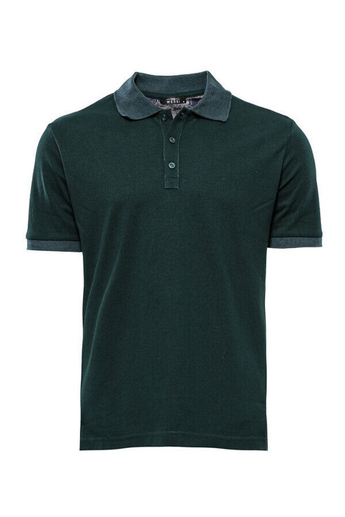 YAKE STORE Polo Yaka Oxford Yeşil T-shirt | Wessi - Yeşil