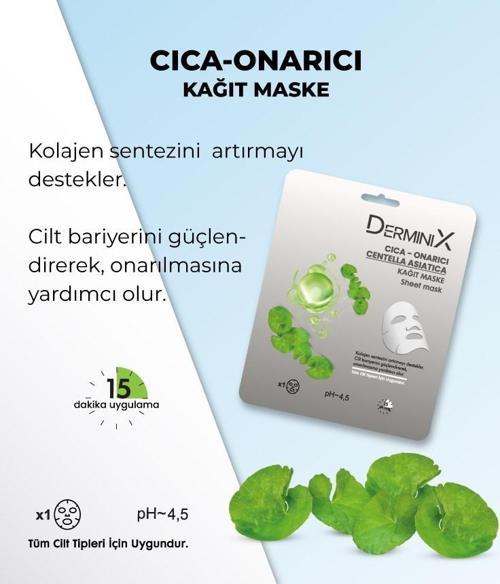 Cica Onarıcı Kağıt Maske