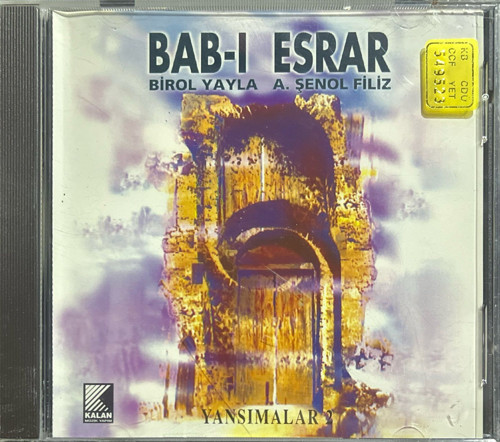 (Müzik Cd Sidir Plak Değildir) Cd Birol Yayla A. Şenol Filiz Bab-İ Esrar Cd