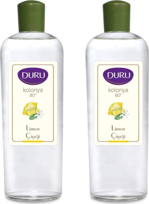 Limon Kolonya Cam Şişe 80 Derece 2 x 400 Ml