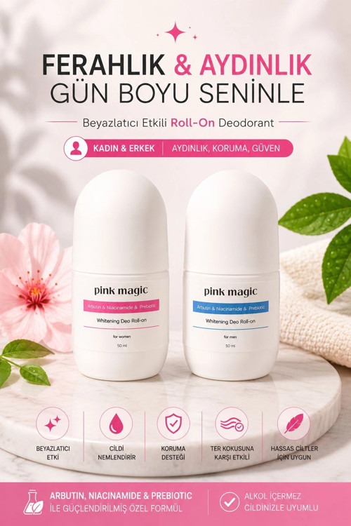 İkili Ter Önleyici & Beyazlatıcı Deo Roll-on Seti