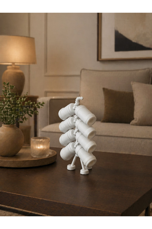 Feng Shui Enerji Akışı Tüplü Dekoratif Obje Bolluk ve Denge Figürü