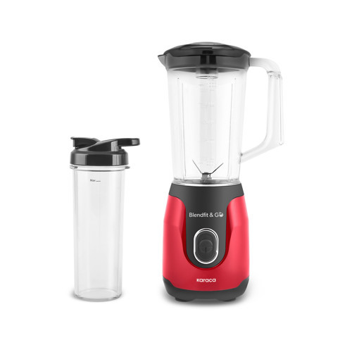 Blendfit Go Smoothie Blender Set 1000 ml+600 ml Red