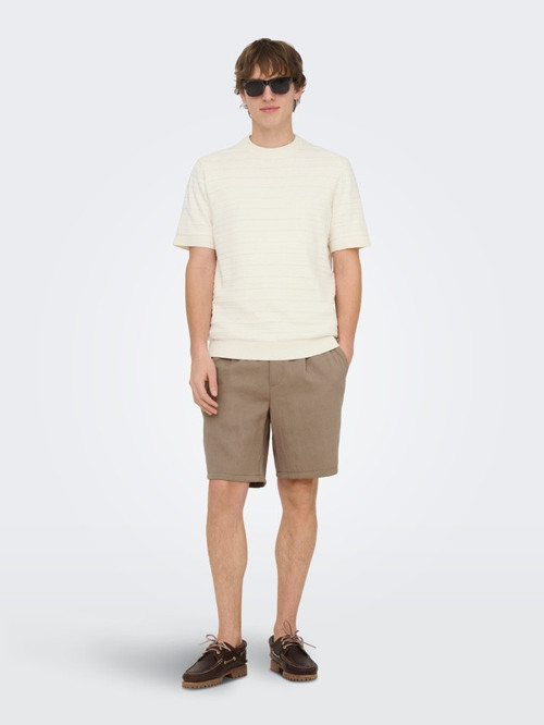 ONSWAKE LOOSE 0329 SHORTS FRML Erkek Kahverengi Şort - 22037261