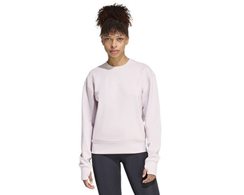 D4T Knit Crew Kadın Antrenman Sweatshirts KD0057 Mor