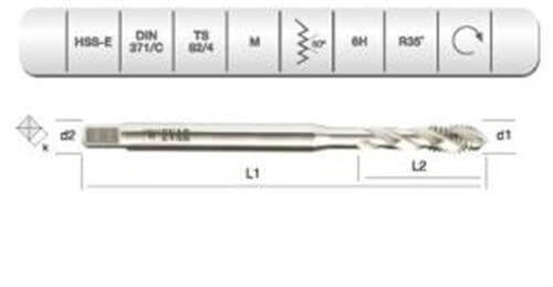 HSSE DIN 371/C 35' HELİS M 5