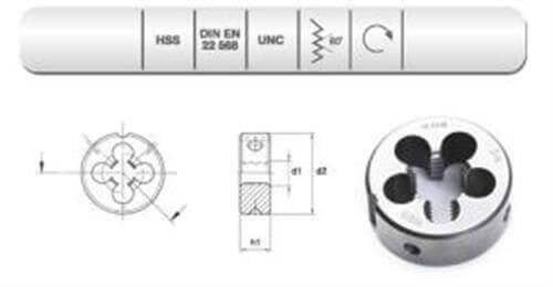 HSS DIN 223/B PAFTA UNC- 7/8"X 9