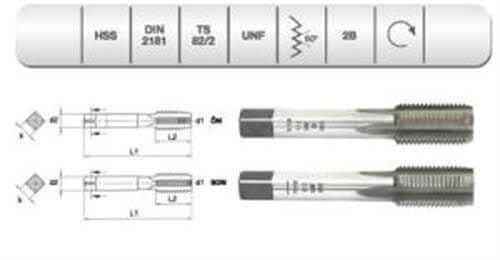 HSS DIN2181 2 Lİ EL KZ UNF 7/16"X20(2