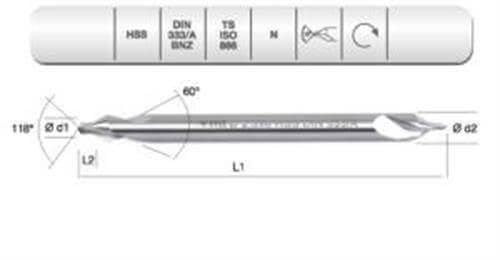 HSS DIN 333/AR BNZ UZUN PUNTA MTK 4 MM