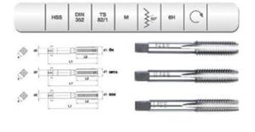 HSS DIN352 3 LU EL KLZ M 2.5 (6H)