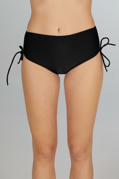 Kadın Kalın Kenarlı Bağcıklı Slip Bikini Altı