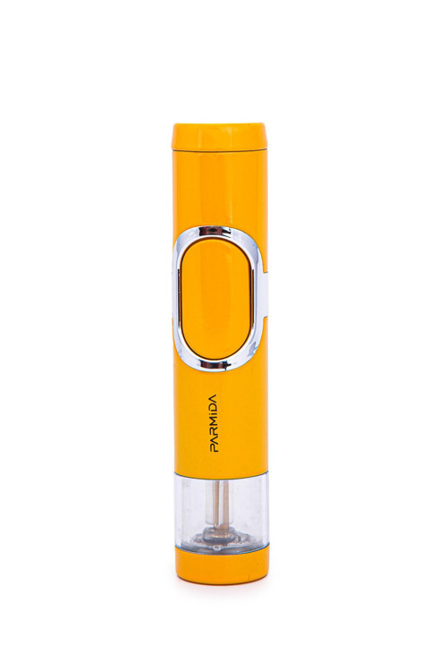 Tek Torch Pürmüz Sarı Metal Puro Çakmağı - TR7200