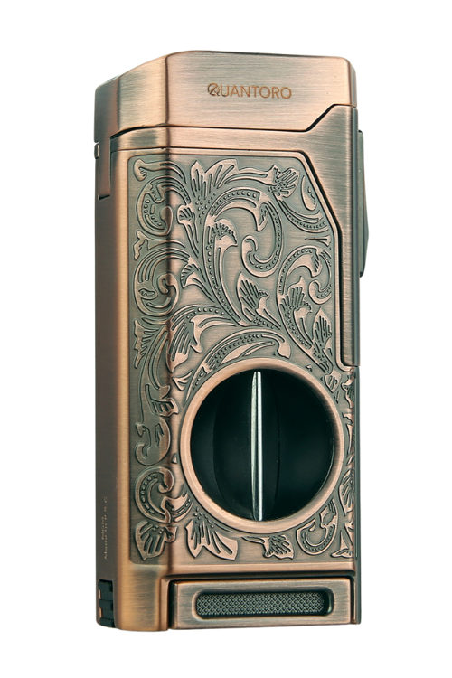 Dört Torch Pürmüz V-Kesici/Delicili Bakır Metal Puro Çakmağı - TRZ1133
