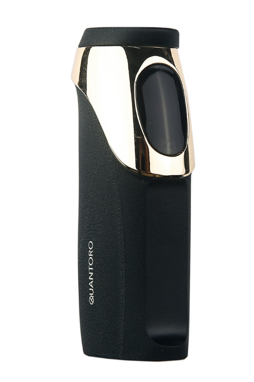 3 Torch Pürmüz Elektrikli Siyah-Gold Metal Puro Çakmağı - TRZ1064