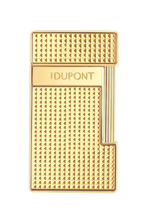 S.T. Dupont Slimmy Golden Diamond Head Puro Çakmağı 28119 - TR8435