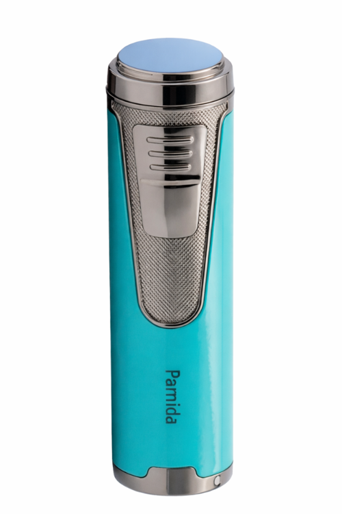 4 Torch Pürmüz Mavi Metal Puro Çakmağı - TR9311