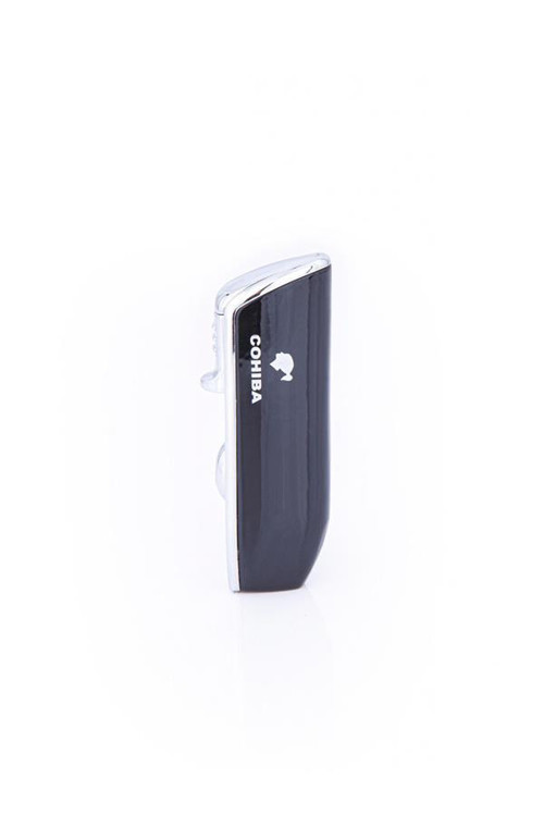 Siyah 3 Torch Pürmüz Yan Ağız Puro Çakmağı - TR630