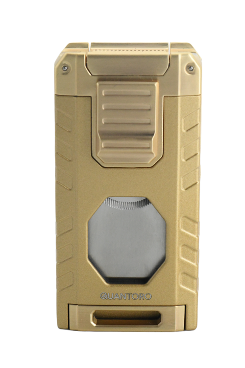 Üç Torch Pürmüz Easy S/İğneli/Delicili Gold Metal Puro Çakmağı - TRZ1201