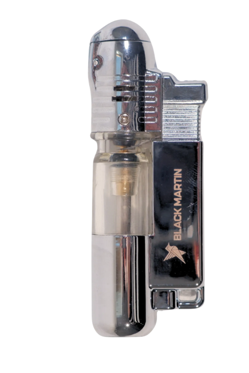 Tek Torch Pürmüz Gümüş Puro Çakmağı - TR9286