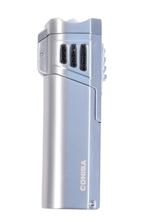 4 Torch Pürmüz Delici Gümüş Metal Puro Çakmağı - TR9581